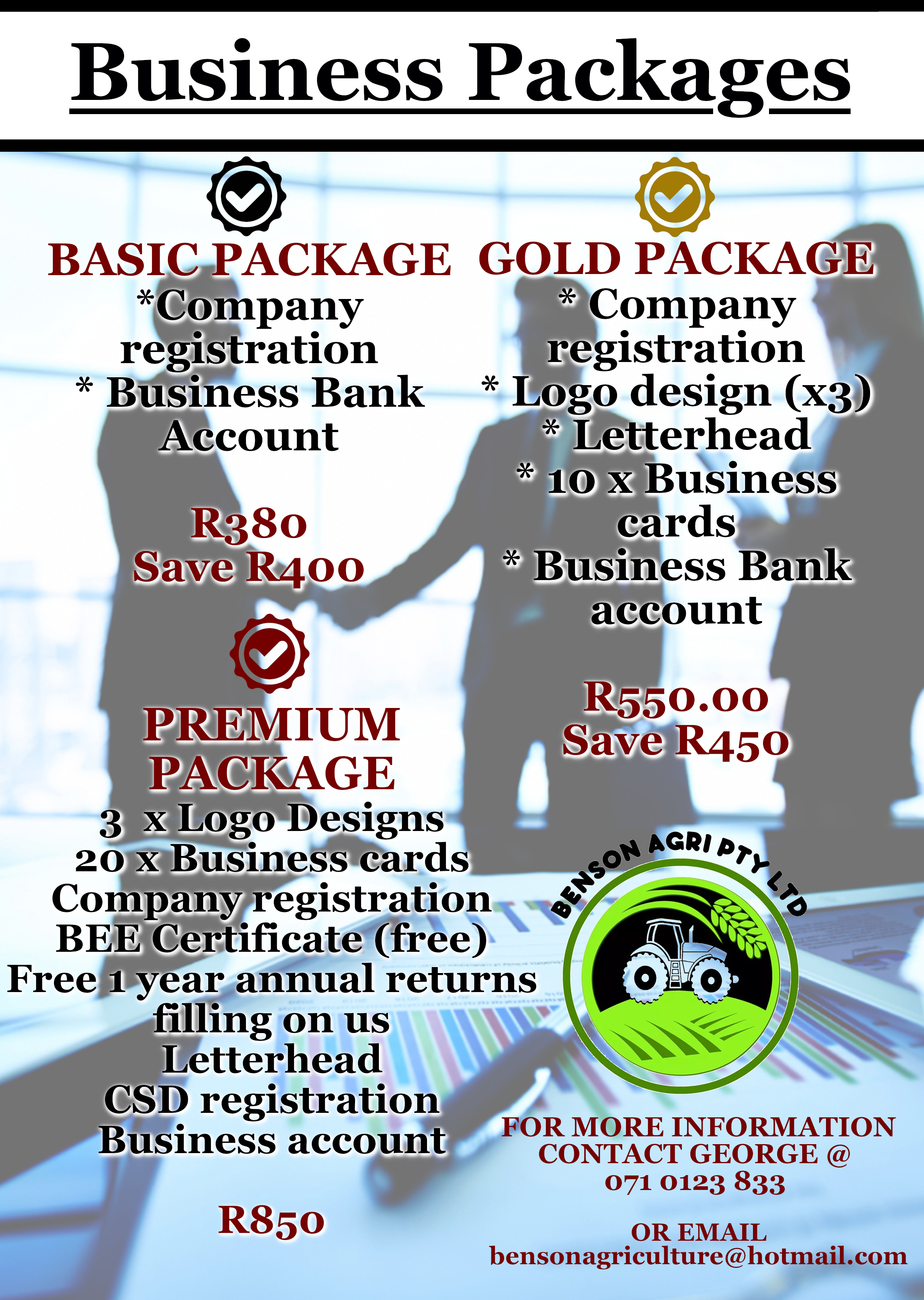 Our Online Business Packages 